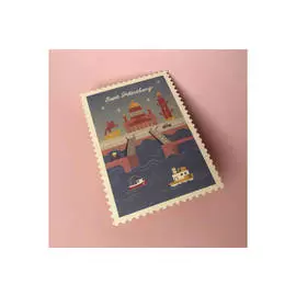 Открытка "Марка. Петербург"