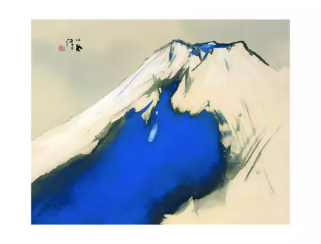 Открытка "Такэути Сэйхо. Гора Фудзи"