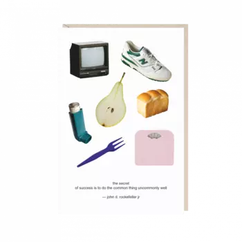 Открытка "the secret of success..."