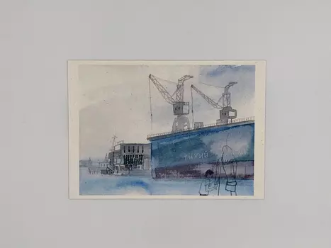 Открытка Тихий ход "Адмиралтейские верфи"