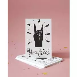 Открытка "You Rock"