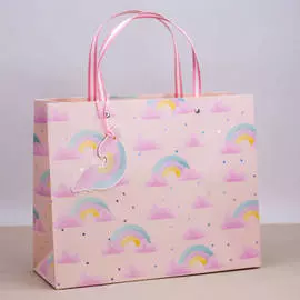 Пакет подарочный "Magical many rainbow" 32*25,5*11,5 см M