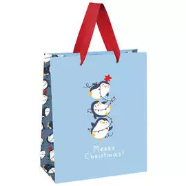 Пакет подарочный MESHU "New Year Party" 18*23*10 см