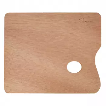 Палитра деревянная прямоугольная (фанера) "Сонет" 25х30 см, 5 мм