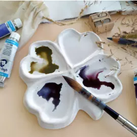 Палитра художественная керамическая "КЛЕВЕР"