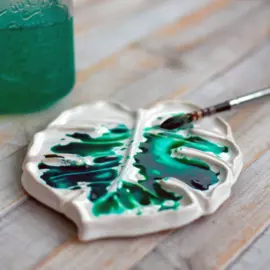 Палитра художественная керамическая "МОНСТЕРА"