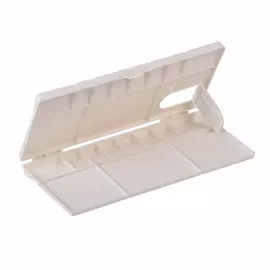 Палитра-пенал пластиковая прямоугольная ХоББитания, 21 углубление 10х20х1,5 см