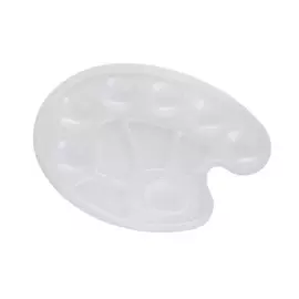 Палитра пластиковая Pinax овальная, 10 углублений