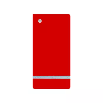 Палитра-веер для маркеров Алый 8х17 см, гладкая бумага 160г, 60л с резинкой для крепления