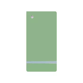 Палитра-веер для маркеров Зеленый чай 8х17 см, гладкая бумага 160г, 60л с резинкой для крепления