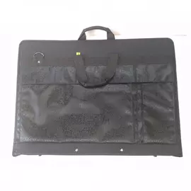 Папка "Художник" А2 "Интеллект черная" объемная с карманами