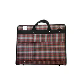 Папка "Художник" А3 "Шотландка" объемная с перегородками, два внешних кармана