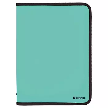 Папка на молнии Berlingo "Instinct" А4, 500 мкм, мятный