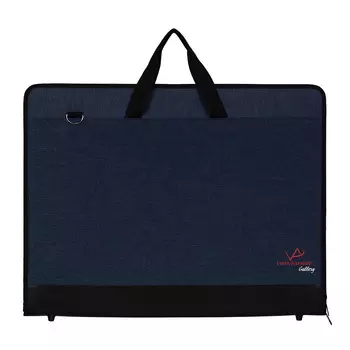 Папка на молнии VISTA-ARTISTA "Gallery" 64 х 47 х 2 см, узкая, темно-синий