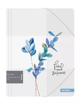 Папка на резинке Berlingo "Eco XS" А4, 600 мкм, с рисунком