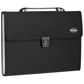 Папка-портфель 13 отделений Berlingo "Standard", А4, 330*240*40 мм, 1000 мкм, черная