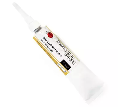 Паста для реставрации Таир 20 мл Желтый металлик