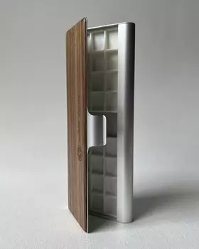 Пенал для красок металлический, 24 кювет, пустой