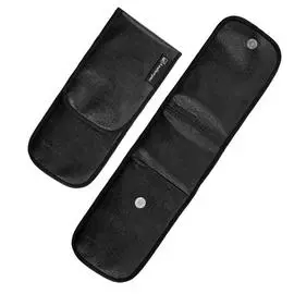 Пенал-футляр Альбатрос "Мастер" искусственная кожа 10*22 см Черный