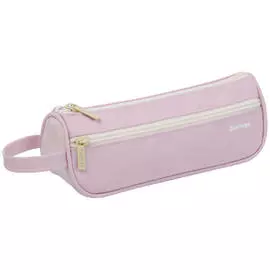 Пенал-косметичка 1 отделение, 1 карман Berlingo "Polo pink" 215*80*60 мм, полиэстер