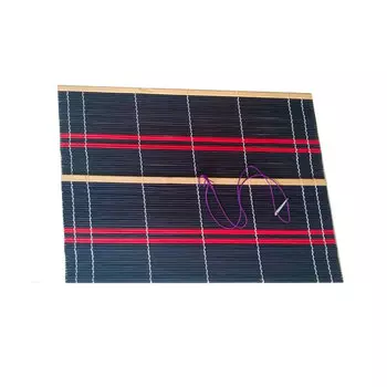 Пенал-коврик для кистей бамбуковый 36*36 см