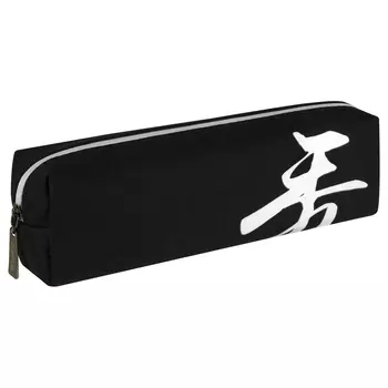 Пенал мягкий MESHU "Black" 205*40*60 мм, хлопок