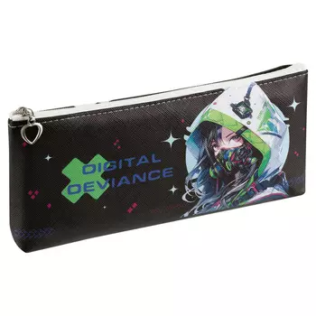 Пенал мягкий MESHU "Digital" 200*85*30 мм, искусственная кожа