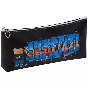 Пенал мягкий MESHU "Graffiti" 200*85*30 мм, искусственная кожа