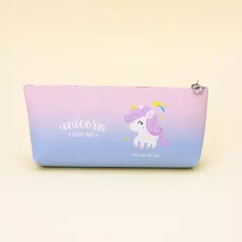 Пенал "Unicorn best happy" purple