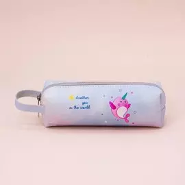 Пенал "Whale-unicorn", blue