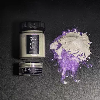 Перламутровый пигмент для смолы ResinArt - жемчужно-сиреневый интерферентный 10 мл