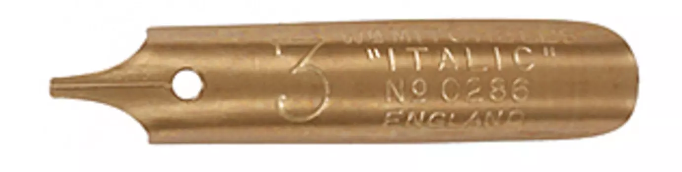 Перо плоское William Mitchell Italic №3R