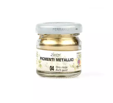 Пигмент Ferrario 25 мл металлик Золото богатое