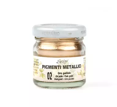 Пигмент Ferrario 25 мл металлик Золото палевое