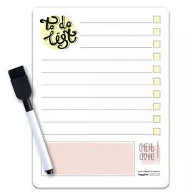Планер магнитный с маркером HappyLine "Список дел", 22*29 см