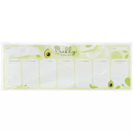 Планер на неделю MESHU "Avocado" 297*105 мм, на склейке