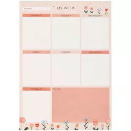 Планер на неделю MESHU "Meadow", 210*148 мм (А5), на склейке