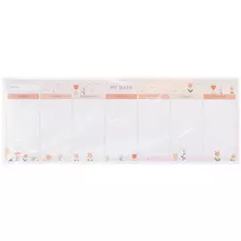 Планер на неделю MESHU "Meadow" 297*105 мм, на склейке