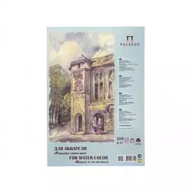 Планшет для акварели Лилия Холдинг "Романтика старого дома" А4 20 л 280 г 70% хлопка