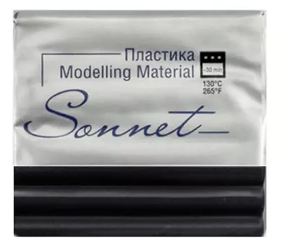 Пластика для запекания "Sonnet" 56 г Черный