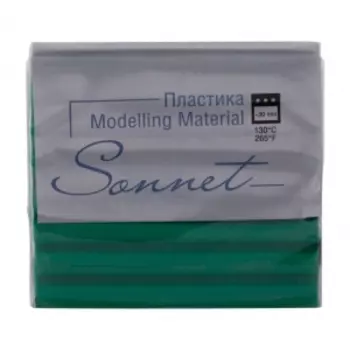 Пластика для запекания "Sonnet" 56 г Морской зеленый