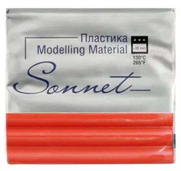 Пластика для запекания "Sonnet" 56 г Томатный