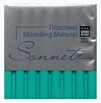 Пластика для запекания "Sonnet" 56 г Зеленый светлый