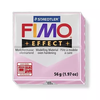 Пластика для запекания Staedtler "Fimo Effect" 56 г светло-розовый