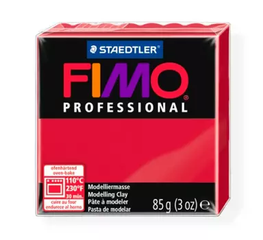 Пластика для запекания Staedtler "Fimo Professional" 85 г пунцовая