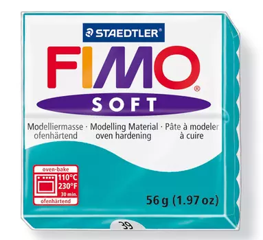 Пластика для запекания Staedtler "Fimo Soft" 56 г бирюзовая