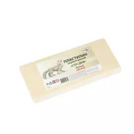 Пластилин скульптурный Гамма 1000 г белый мягкий