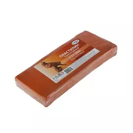 Пластилин скульптурный Гамма 1000 г терракотовый твердый