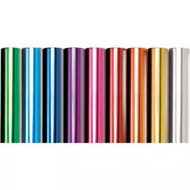 Пленка прозрачная из целлюлозы в рулоне Sadipal 0,5х2 м 30 г., разные цвета