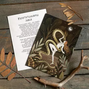 Поэтический постер Дворникова А. "Укротительница Змей"